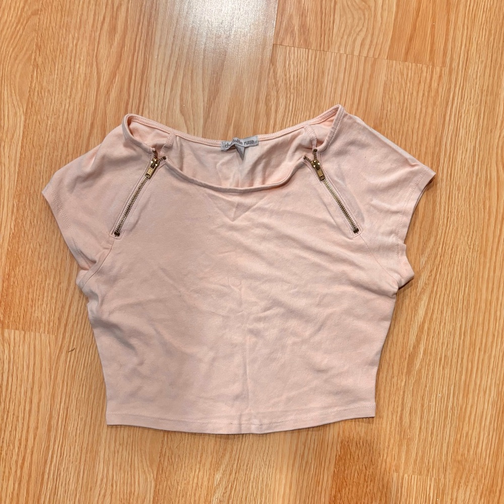 Charlotte Russe Pink Baby Tee